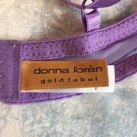 Donna L’Oren Gold Label Purple Lace Bra, 36B - Picture 8 of 9